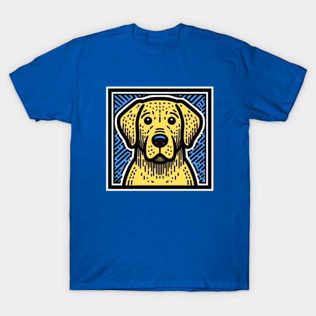 Labrador Pop Art T-Shirt by Sketchy